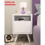 Dani Komodin,kurulu Gönderilir,kolay Kurulum,mdf Komidin - Beyaz