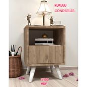 Dani Komodin,kurulu Gönderilir,kolay Kurulum,mdf Komidin - Ceviz