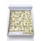 Darende Kayısı Dünyası Çikolata Kaplı Beyaz Bohça Lokum (500Gr)