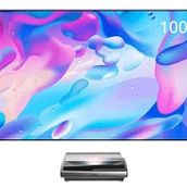 Dark 100" Ultra Kısa Atımlı Fresnel UST ALR Ortam Işığı Engelleyen Sabit Çerçeveli Projeksiyon Perdesi