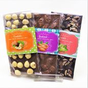 Dark Brown 3'lü 300 gr Antep Fıstığı - Fındık - Badem Sütlü Tablet Çikolata
