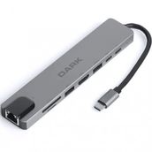 Dark DK-AC-U31X40 HDMI USB Ethernet Çevirici Hub