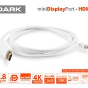 Dark DK-CB-MDPXHDMIL184K 1.8 mt Mini Display Port HDMI 4K Destekli Kablo