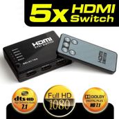 Dark DK-HD-SW4X1 Full HD 5 Giriş 1 Çıkış Uzaktan Kumandalı HDMI Switch