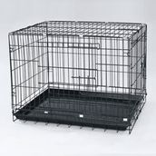 DaYang 78x48x55 cm Siyah Metal Köpek Kafesi