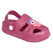 Daye BK1001 Kaydırmaz Baykuş Desenli Lila Çocuk Sandalet