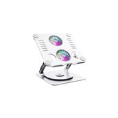 Daytona ST-801D Çift Fanlı Alüminyum Katlanabilir 360 Derece Dönebilir Gümüş Laptop Macbook Standı