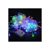 DC GRUP Led Fişli Lamba 10 Metre 100 Led Renkli Yılbaşı Çam Ağacı Süsü Renkli Işık