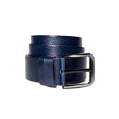 debbah %100 Hakiki Deri Erkek Kot Spor Kemer 4.5 Cm Manda Derisi Hediyelik Kemer (Lacivert, 110 CM)