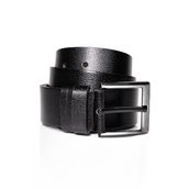 debbah %100 Hakiki Deri Erkek Kot Spor Kemer 4.5 Cm Manda Derisi Hediyelik Kemer (Siyah, 130 CM)