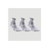 Decathlon Artengo RS560 Orta Boy Konçlu Unisex 3 Çift Beyaz Gri Tenis Çorabı