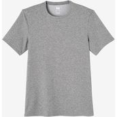 Decathlon Domyos 500 Slim Fitness Hafif Antrenman Yosun Gri Erkek Spor T-shirt