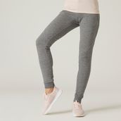 Decathlon Domyos 520 Slim Fitness Hafif Antrenman Kadın Gri Eşofman Altı