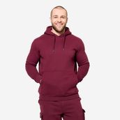 Decathlon Domyos Bordo Kapüşonlu Erkek Sweatshirt