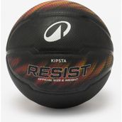 Decathlon Kipsta Basketbol Topu - 5 Numara - Turuncu/Siyah - Resist R500 - Siyah - Turuncu