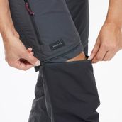 Decathlon MT100 Forclaz Gri Siyah Kadın Modüler Outdoor Pantolon