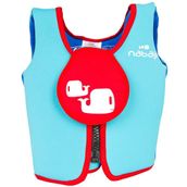 Decathlon Nabaiji Mavi Kırmızı 15-18 kg Köpük Yüzme Yeleği