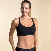 Decathlon Nabaiji Vega Siyah Kadın Bikini Üstü