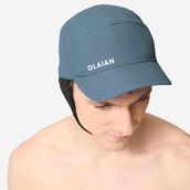 Decathlon Olaian 100 Karbon Gri Sörf Şapkası