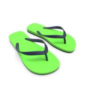 Decathlon Olaian 500 Neon Yeşil Çocuk Parmak Arası Terlik
