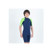 Decathlon Olaian Yulex 100 1.5 mm Mavi Yeşil Çocuk Sörf Shorty