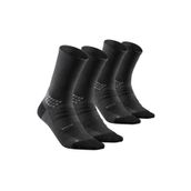 Decathlon Outdoor Çorap - Uzun Konçlu - Siyah - 2 Çift - Hike 900