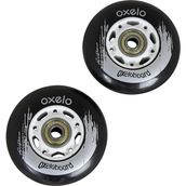 Decathlon Oxelo Waveboard Siyah Beyaz 2'li Kaykay Tekerleği