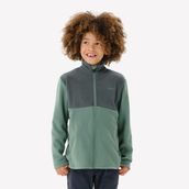Decathlon Quechua MH500 Yeşil Çocuk Outdoor Polar Mont