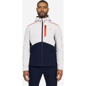 Decathlon Softshell 500 Açık Gri Siyah Rüzgar Kesen Yelkenli Erkek Mont
