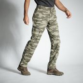 Decathlon Solognac 100 Camo Avcılık ve Doğa Gözlemi Kamuflaj Desenli Yeşil Erkek Pantolon