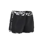 Decathlon Tini Siyah Beyaz Desenli Kadın Kısa Deniz Şortu Boardshort