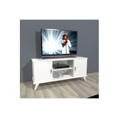 Decoraktiv Eko 120 SLM Retro Parlak Beyaz Tv Ünitesi