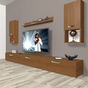 Decoraktiv Eko 270DA Mdf Naturel Ceviz Tv Ünitesi