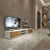 Decoraktiv EKO 4 Mdf Dvd Beyaz Pera Tv Ünitesi