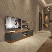 Decoraktiv EKO 4B Mdf Dvd Pera Antrasit Tv Ünitesi