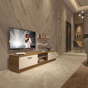 Decoraktiv EKO 4B Mdf Dvd Pera Beyaz Tv Ünitesi