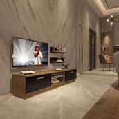Decoraktiv EKO 4B Mdf Dvd Pera Siyah Tv Ünitesi