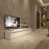 Decoraktiv EKO 4B Mdf Std Parlak Beyaz Tv Ünitesi