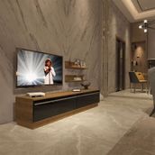 Decoraktiv EKO 4B Mdf Std Pera Siyah Tv Ünitesi
