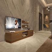Decoraktiv EKO 4B Slm Dvd Naturel Ceviz Tv Ünitesi