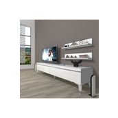 Decoraktiv Eko 5200TA Mdf Tv Ünitesi 200x40x40 cm Beyaz Ceviz Tv Ünitesi