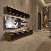 Decoraktiv EKO 5B Mdf Std Pera Siyah Tv Ünitesi