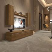 Decoraktiv EKO 5D Mdf Std Naturel Pera Tv Ünitesi