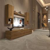 Decoraktiv EKO 5DA Mdf Std Naturel Pera Tv Ünitesi