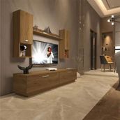 Decoraktiv EKO 5DAB Mdf Std Naturel Pera Tv Ünitesi