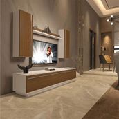 Decoraktiv EKO 5DB Mdf Std Beyaz Ceviz Tv Ünitesi