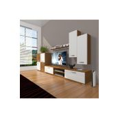 Decoraktiv Eko 6 SLM DVD Beyaz Siyah Tv Ünitesi