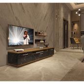 Decoraktiv Trendstyle 4 Mdf Pera Siyah Tv Ünitesi Tv Sehpası