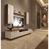 Decoraktiv Trendstyle 5220 Pera Beyaz MDF TV Ünitesi