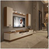 Decoraktiv Trendstyle 5220d Slm Beyaz Ceviz Tv Ünitesi